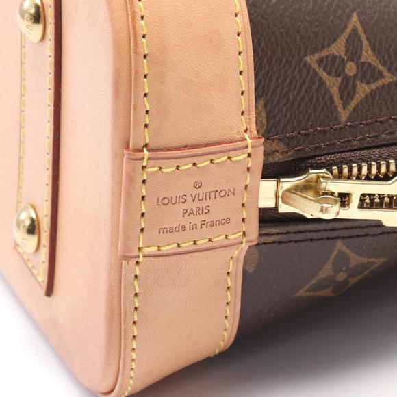Louis Vuitton Alma Leather Monogram Brown Handbag - Picture 4 of 7